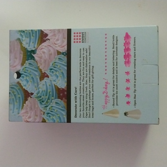 Sweet Creations 2 Decorating Bottles by Good Cook NEW - Picture 2 of 7